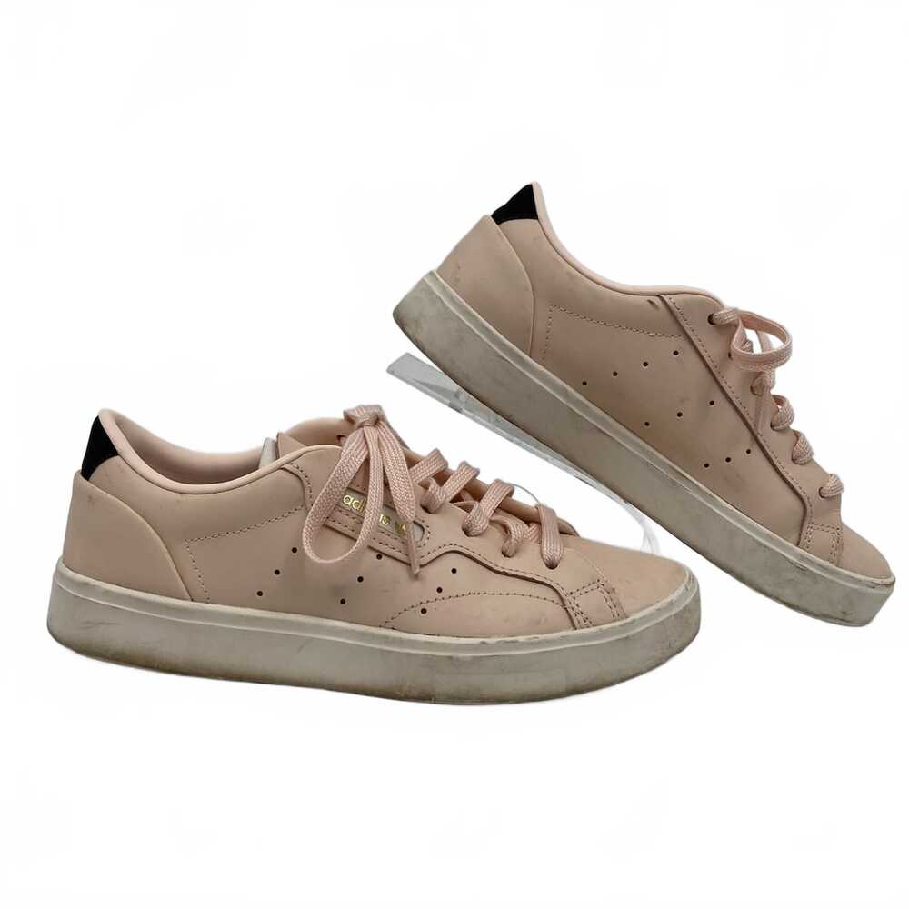 Adidas Pink Sleek Sneakers | Women’s Size 6 Regular Textile